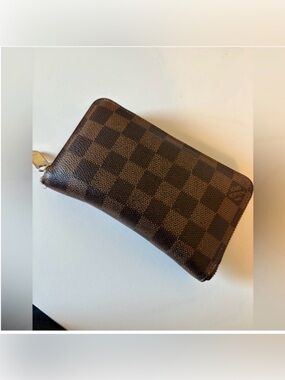 Louis Vuitton Brown Interior with Red Stamp